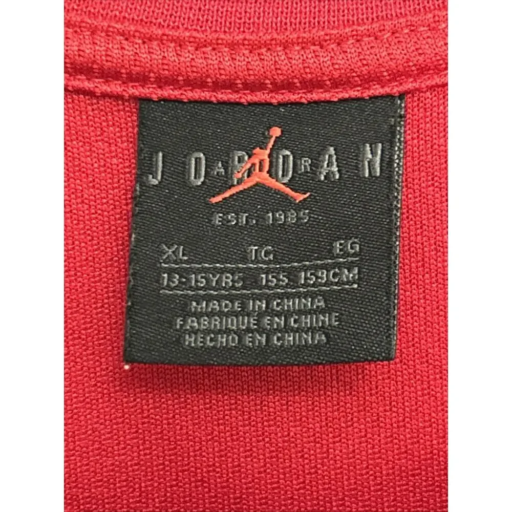 Jordan 23 Youth Basketball Jersey Dress Red Size XL 13-15Years NBA Style
